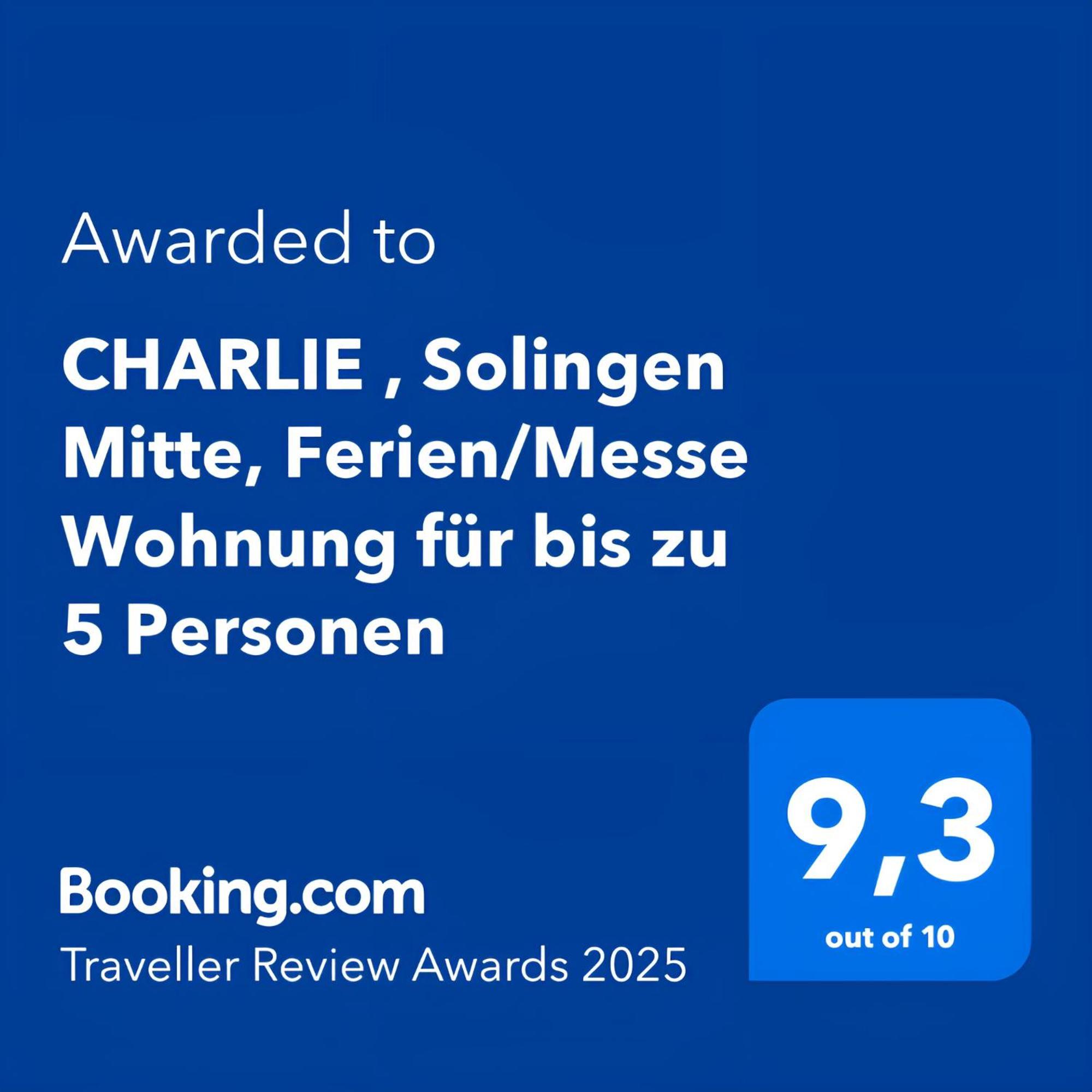Charlie , Solingen Mitte, Ferien/Messe Wohnung Fuer Bis Zu 5 Personen Экстерьер фото
